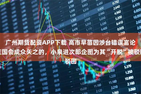 广州期货配资APP下载 高市早苗因涉台错误言论在国会成众矢之的，小泉进次郎企图为其“开脱”被驳回